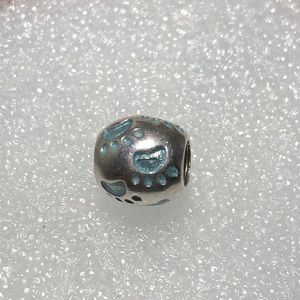 Paws sterling charm bead